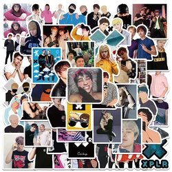 50pcs Influencer Sam e Colby Stickers Funny Cool fai da te Graffiti decalcomanie per Laptop bagagli chitarra Skateboard Scrapbook Sticker