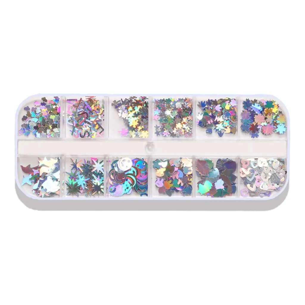 プロのDIYクラフトネイルパレット箔フレークネイルアート用品