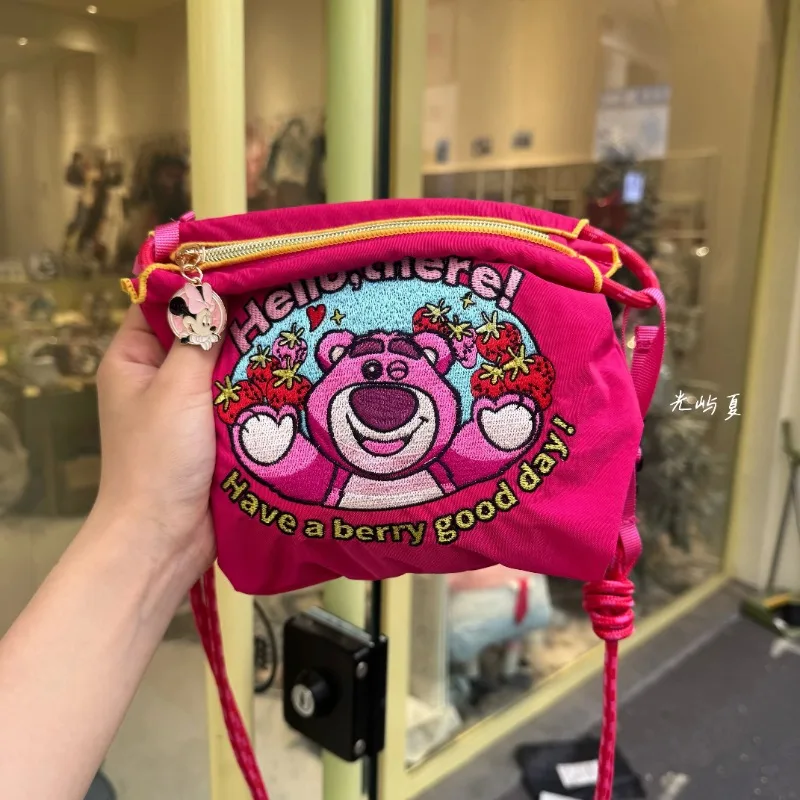 

Disney Stitch Boy Cute Cartoon Creative Portable Large-capacity Storage Design One-shoulder Crossbody Handheld Shopping Bag