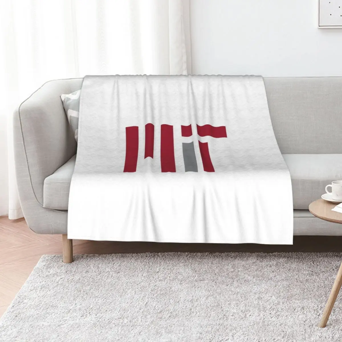 MIT University Throw Blanket Cute heavy to sleep Beautifuls warm winter Thermals For Travel Travel Blankets