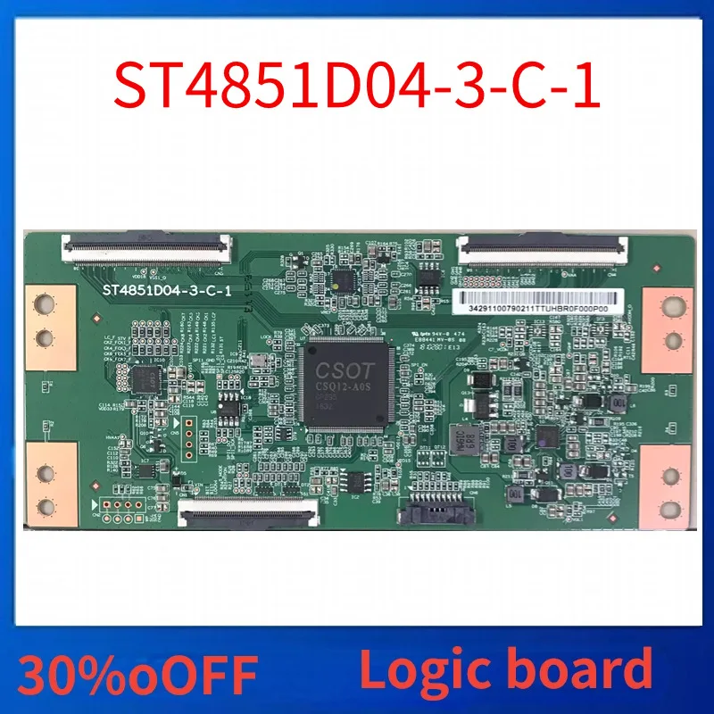 

New Original for TCL 49D6 Logic Tcon Board ST4851D04-3-C-1 4K Push-down Interface Perfect working Fully tested