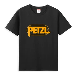 2024 Men T-Shirt Casual PETZL Life Wall Climbing Hiking and Trail Running Camping Drifit T-shirt Comfortable Streetwear S-3XL