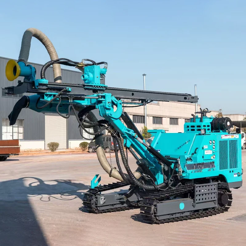 Top-Grade Hydraulic Crawler Surface Downhole DTH Drill Rig for Hard Rock Quarry Blasting and Mining Operations