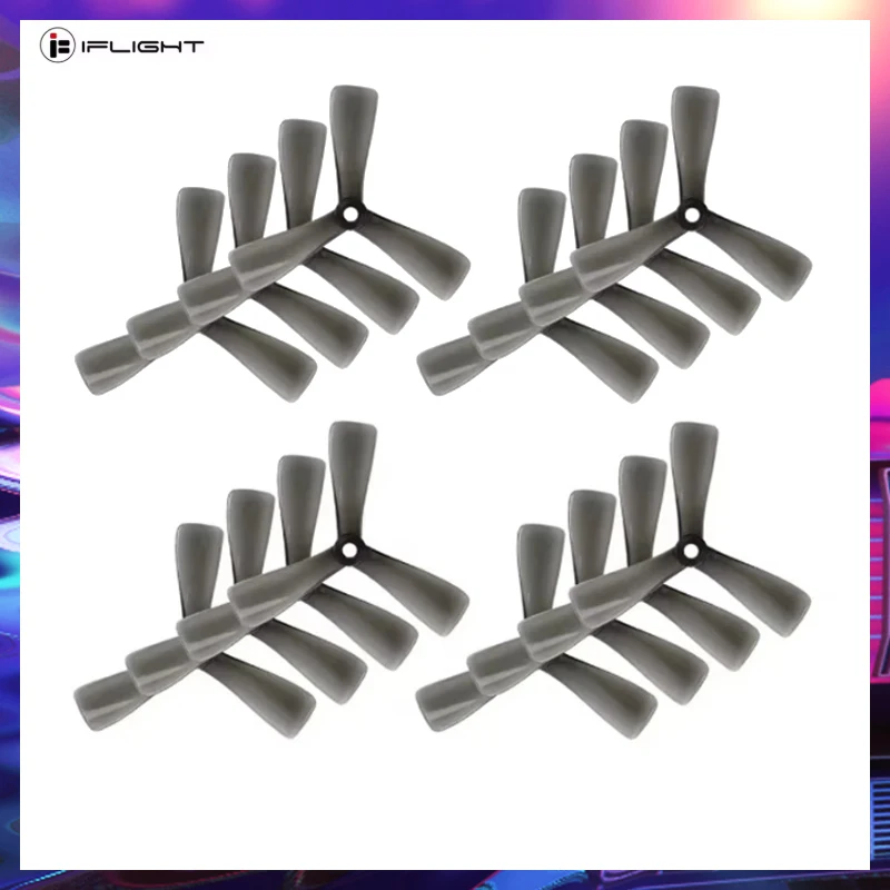 2Pair iFlight Nazgul 3535 3.5inch Cine Tri-blade/3 Blade Propeller Blade with 5mm Mounting Hole for FPV Protek35 Parts