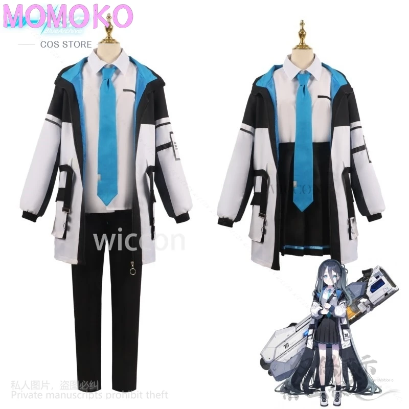 Anime Game Blue Archive Cosplay Costume, Tendou Arisu, Manteau personnalisé, Uniforme du lycée JK, Robe de marin trempée pour fille, Halloween