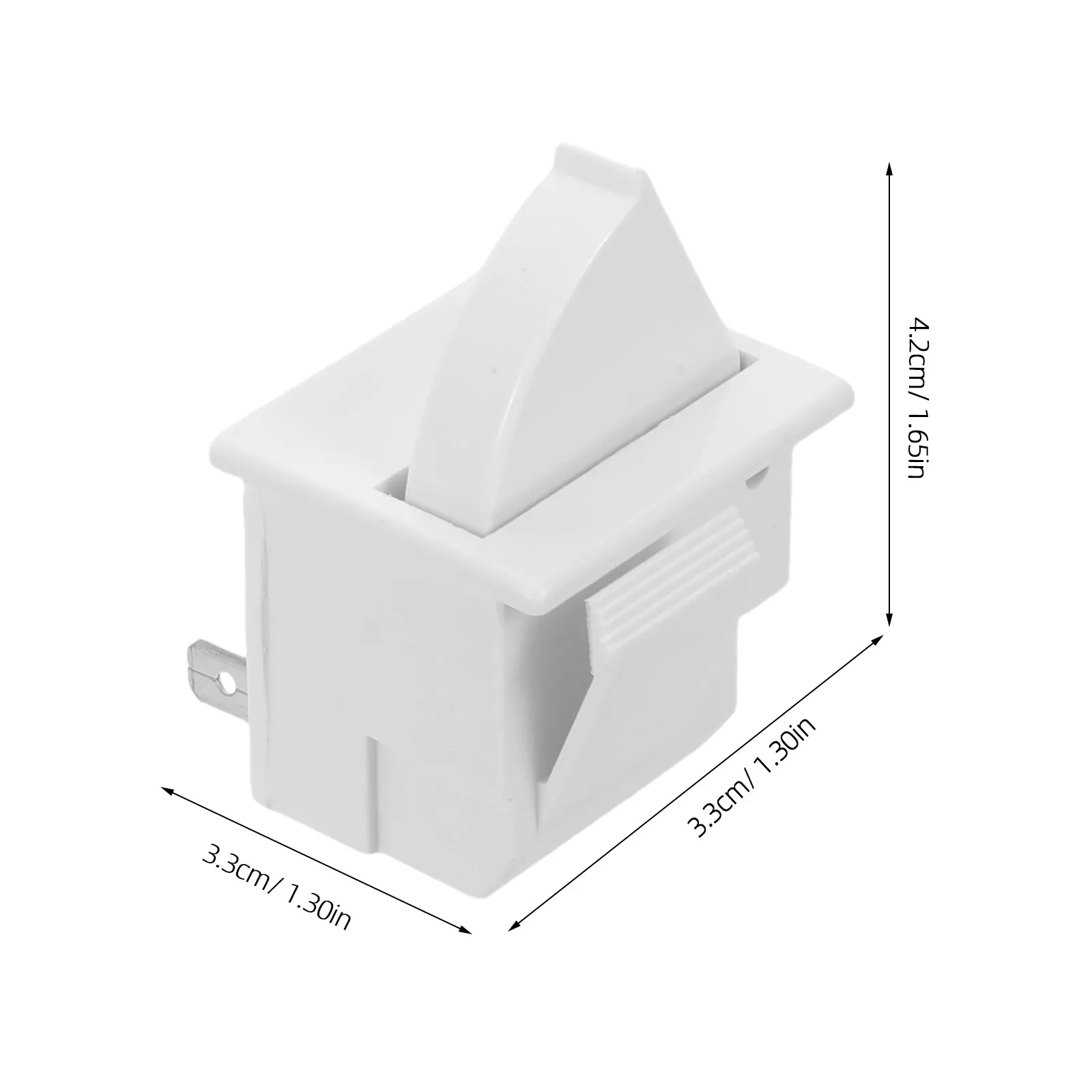 6Pcs Refrigerator Door Light Switch Easy Install Wear-Resistant Fan Button for Universal Fridge Freezer Light Control Switch