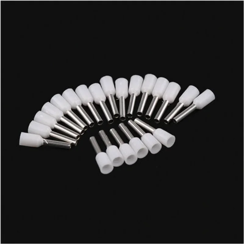 10pcs Insulated Ferrules Crimp Terminal Cord End Wire Connector E2508 E1508 E1008 E7508 Electrical Wire Terminal Eletrico