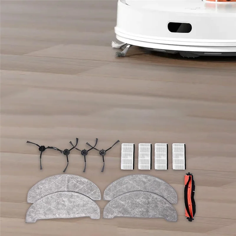 -A14E Комплект для замены пылесоса для IMOU RV1 Pro Max, боковая щетка, фильтр, тканевая роликовая щетка для швабры