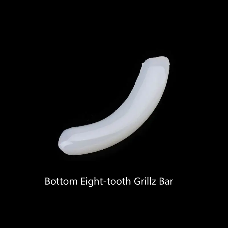 Silicone for Grillz Mold Bars Fitting Grill One Size Hip Hop Fit Men and Women Teeth Cap Replacement Easy Installation G