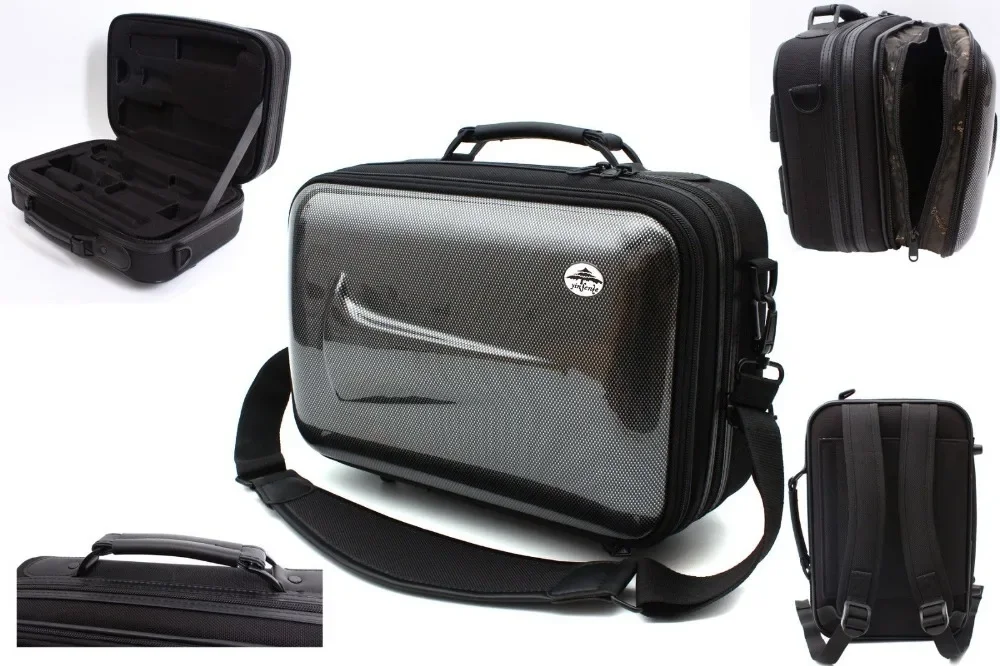 

Yinfente Professional Oboe Case Black Color Hard Shell Oboe Bag Shoulder Strap