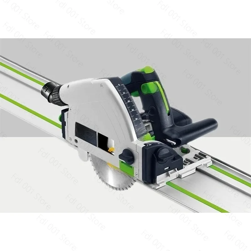 Track saw TS55 woodworking guide, portable vacuum cutting, electric circular saw