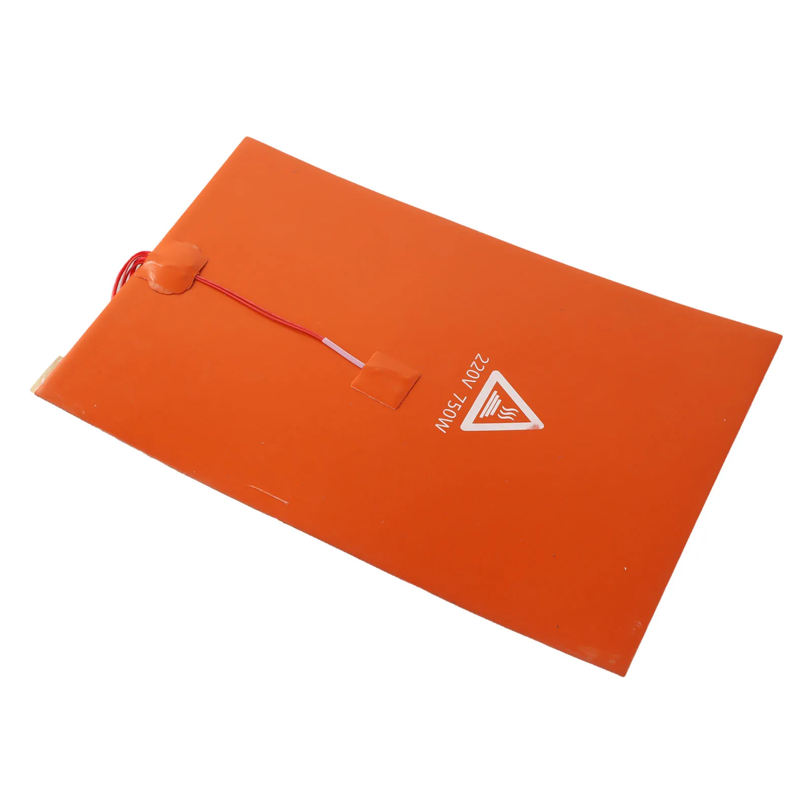 Accessories Silicone Heater Heat Heating Home Replacement Parts Orange 20x30cm Pad Rubber Silica gel For 3D Printer