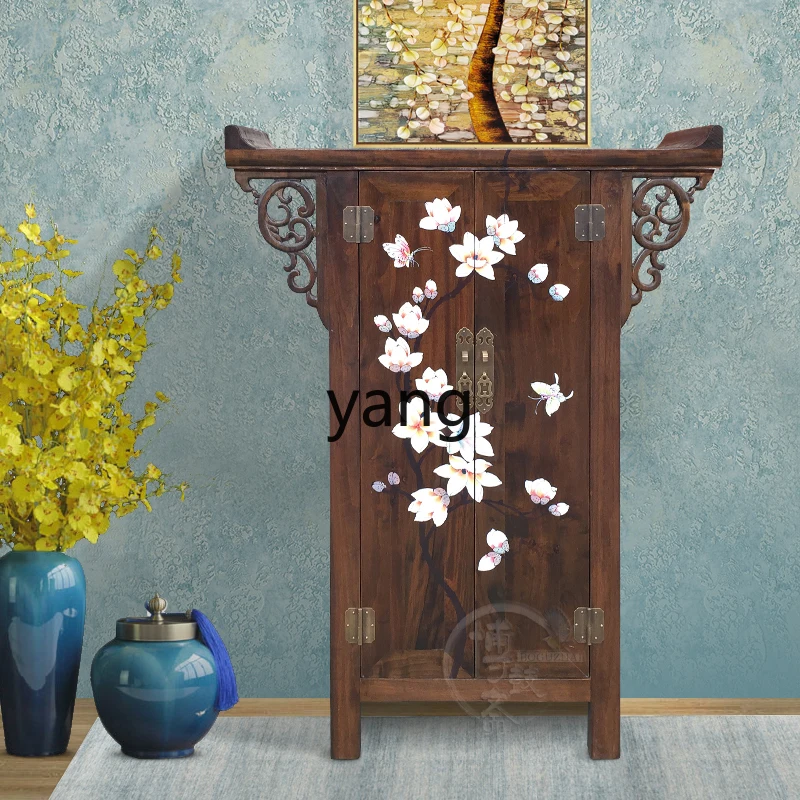 lm1 supply table case solid wood warped head partition household modern entrance table