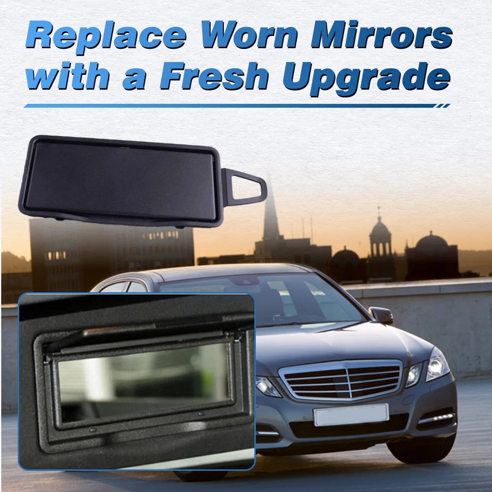 

Car Sun Shade Visor Makeup Cosmetic Mirror Cover for Mercedes-Benz W212 E Class 2009-2014 W218 CLS Class 2011-2017 LHD