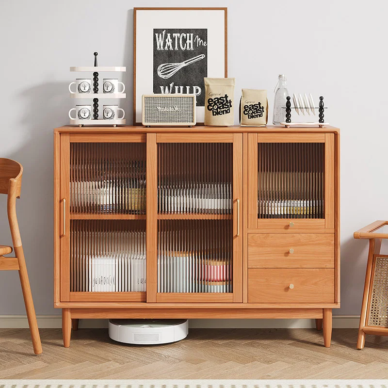 Korean Classic Living Room Cabinets Drinks Walnut Corner Storage Living Room Cabinets Drawers Bedroom Meuble Rangement Furniture