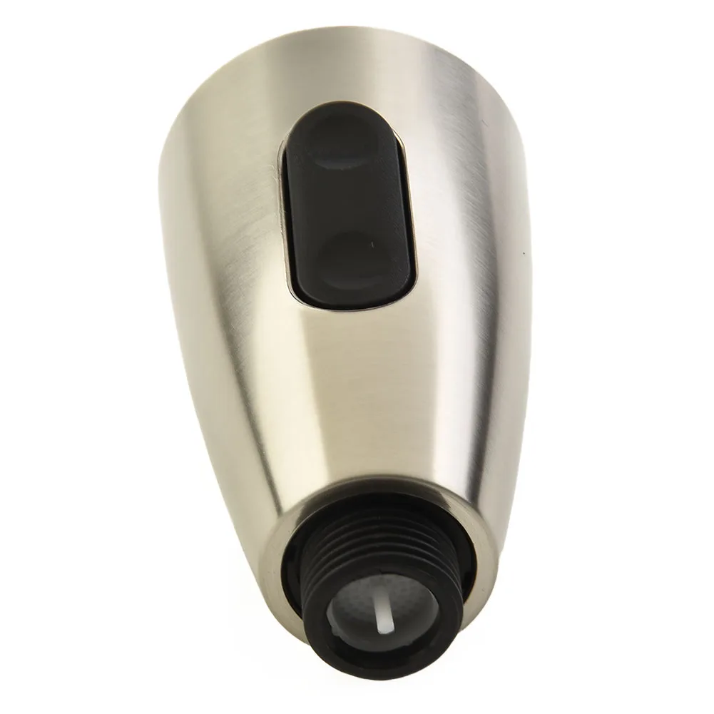 Water Saving Aerator Spray Tap Head 1/2 In ABS Black Brushed Bubbling Rain Two Spray Style Housework New Rotate