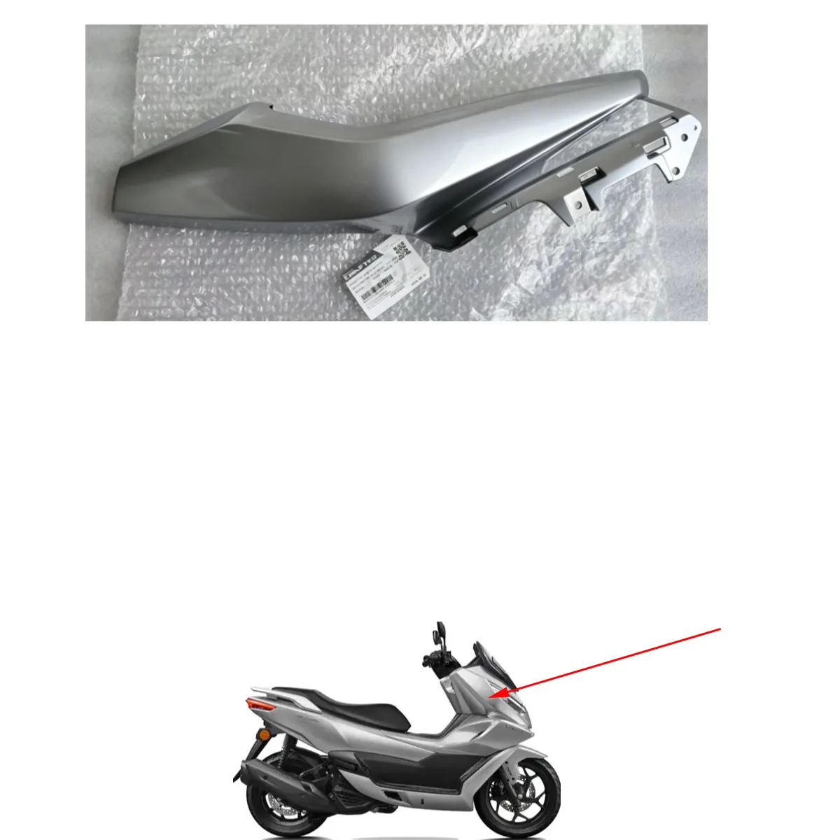 Fit For CFMOTO 150SC CF150T-31 Motorcycle shell foot protection panel decoration front flow cover lower strip front lower cover