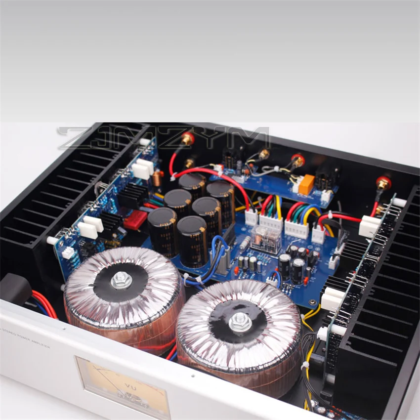 TS-6 dual channel pure rear stage amplifier 150w*2 2-channel Power Amplifier Stereo Class AB 2 Colors HIFI Home Audio