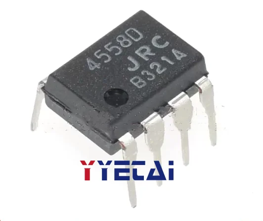 YYT 5PCS brand new imported original JRC NJM4558D direct insertion DIP-8 JRC4558D dual channel operational amplifier
