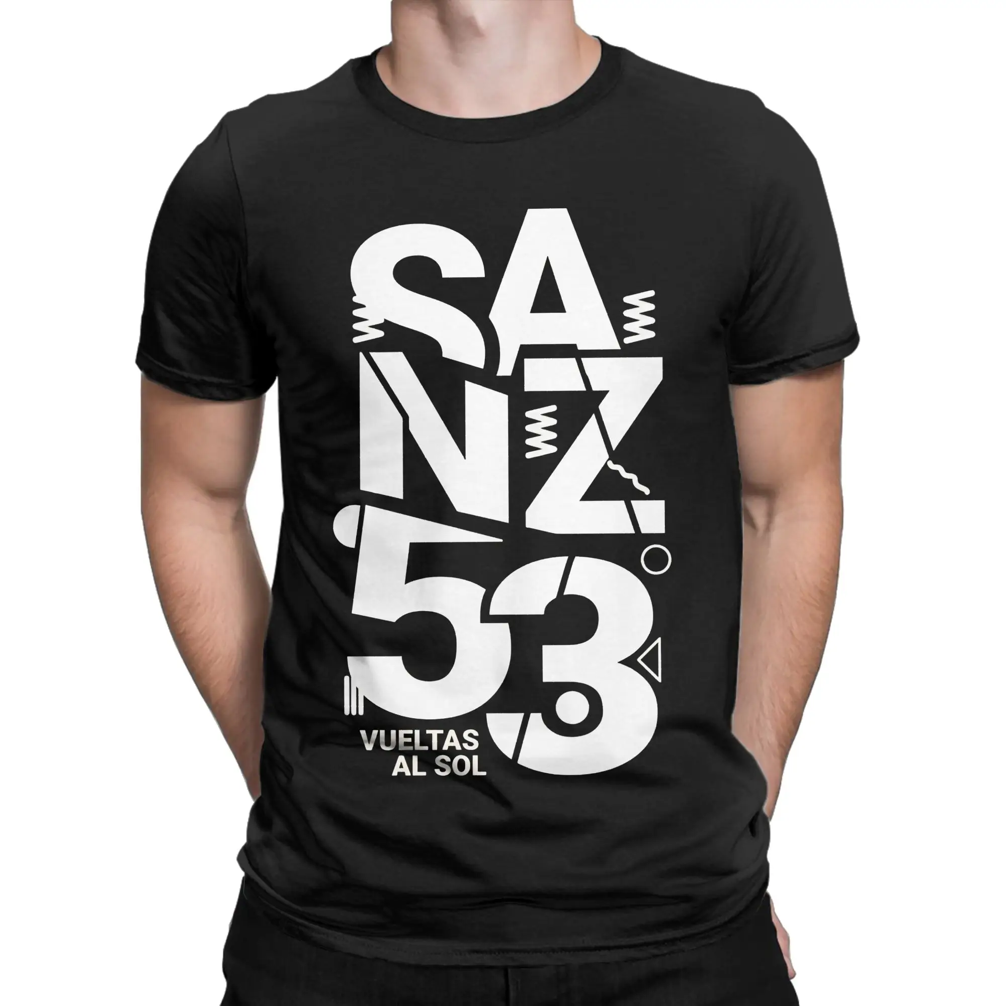 Alejandro Sanz  Birthday White T-Shirt for Men  Awesome Pure Cotton Tee Shirt Crew Neck Short Sleeve T Shirts Birthday Gift Tops