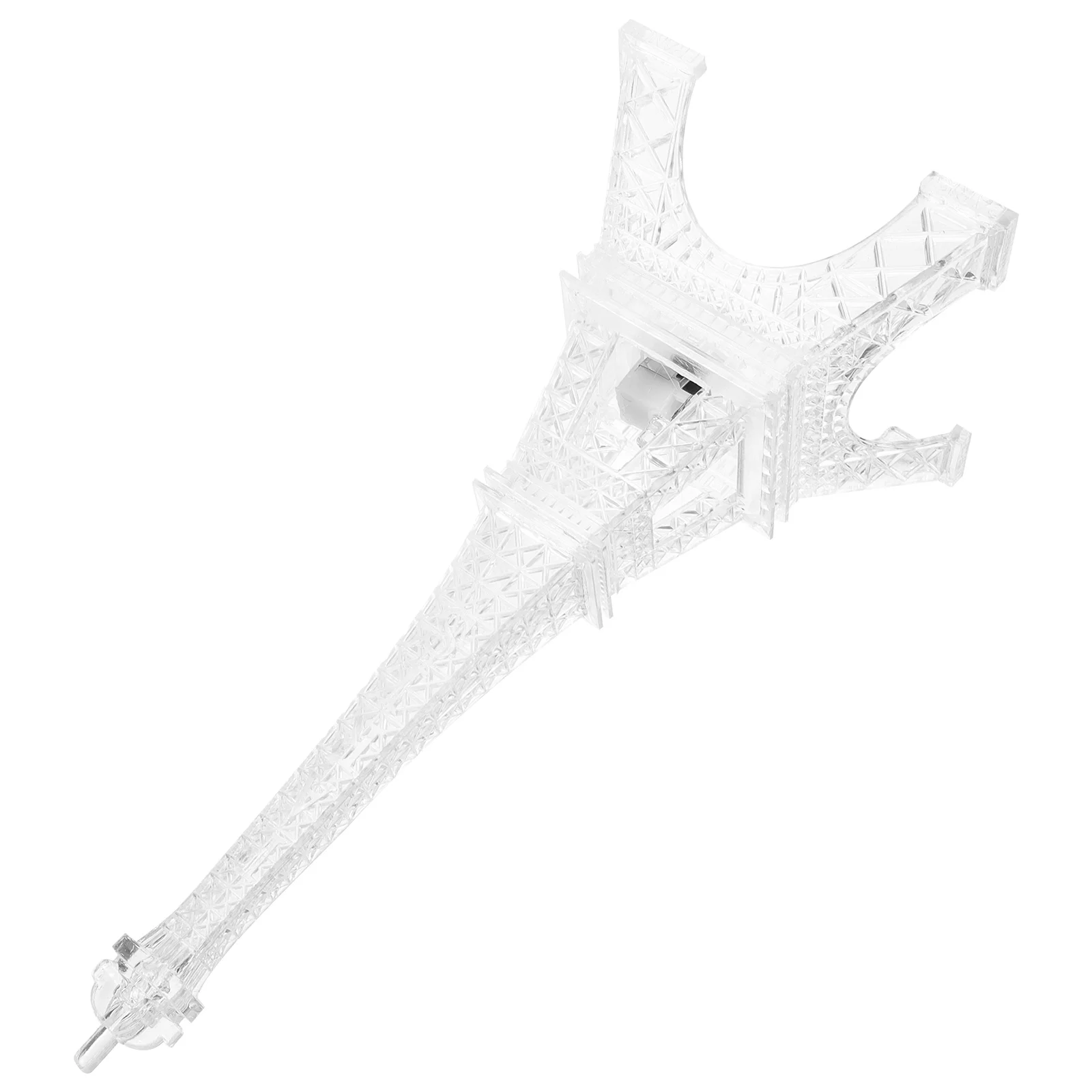 Acrylic Eiffel Tower Night Light 3LR44 Operated Mini LED Desk Lamp Colorful Valentine Party Home Decor