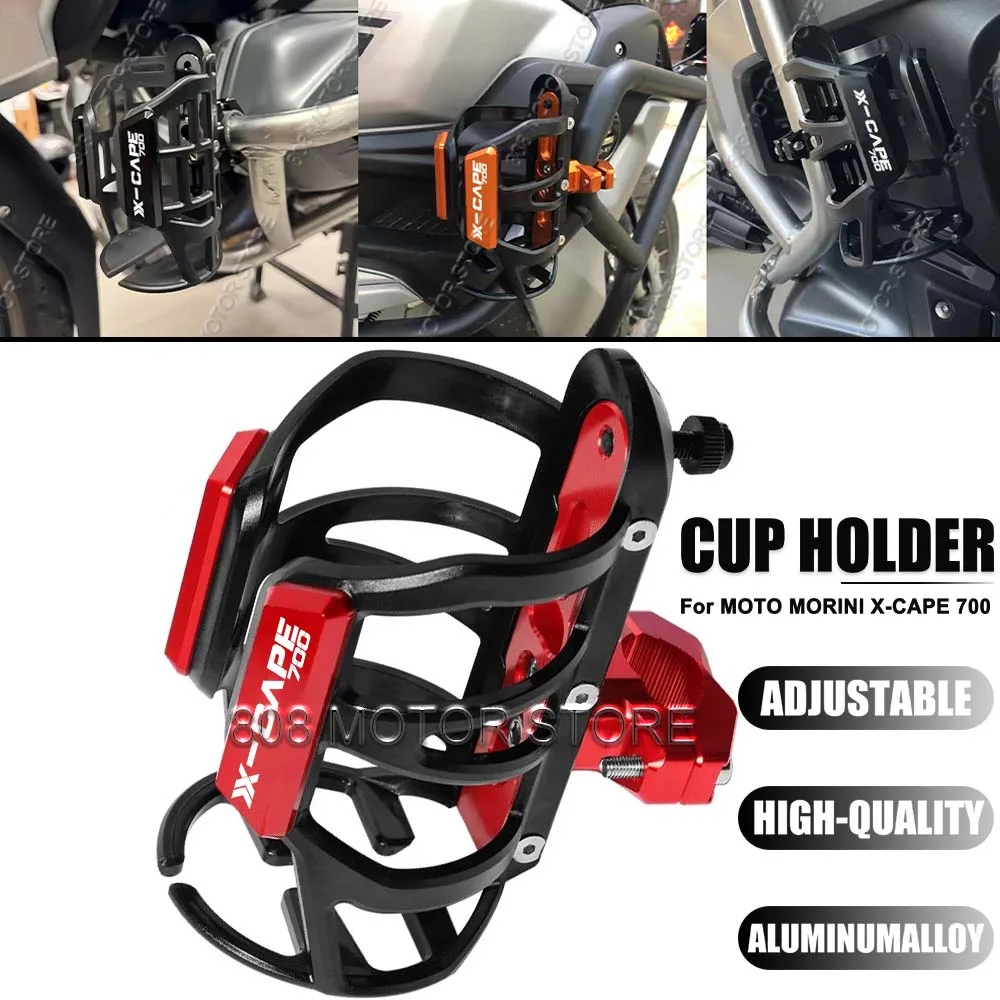 

For Moto Morini X-cape 700 Motorcycle Universal CNC Accessorie Beverage Water Bottle Cage Drink Cup Holder