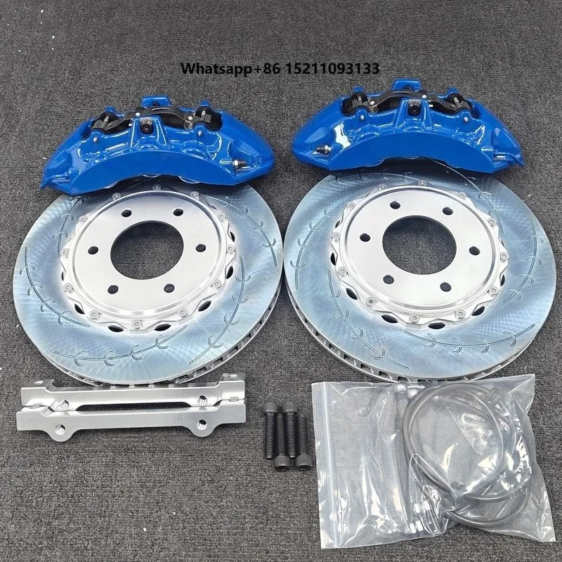 Big 6 Pot Aluminum Brake Caliper Kits 380MM Drilled Disc R18 R19