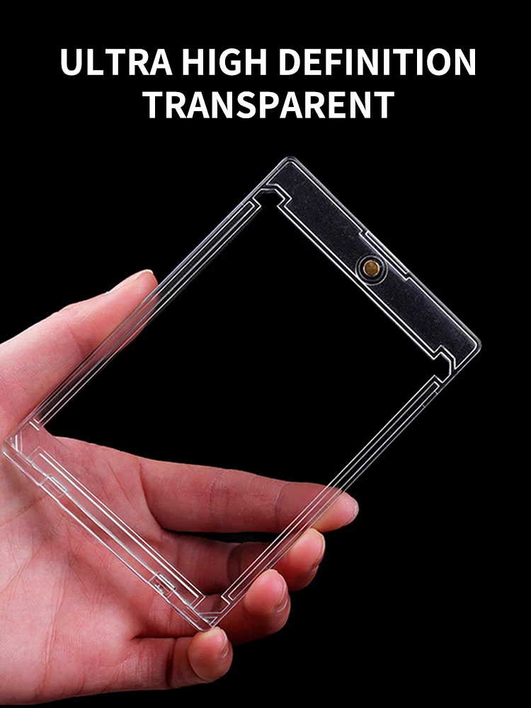 1/5/10PCS Klare Karte Halter Magnetische Anziehung Typ Gaming Sport Trading Card Vitrine Kpop Idol Foto schutzhüllen – Detail 2