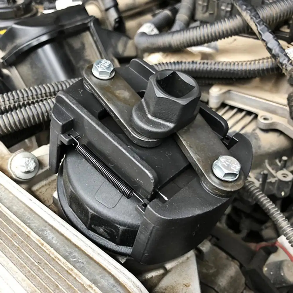 

Car Oil Filter Wrench Fuel Filter Removal Cast Steel Spanner Adjustable Removal Tool Universal Automotive Accessories