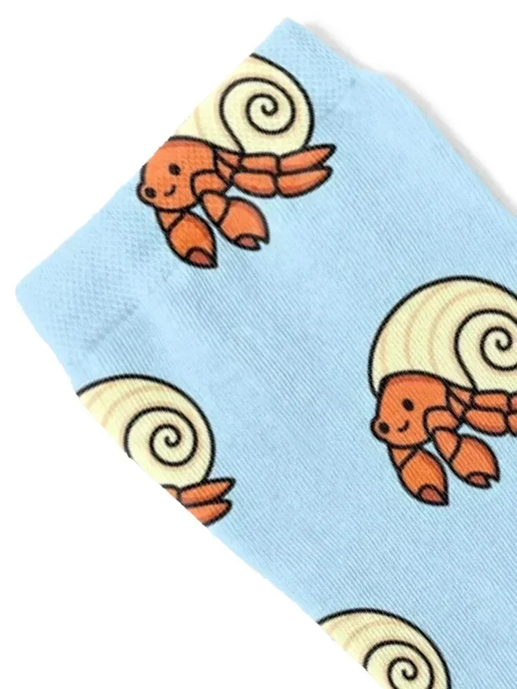 Hermit Crab Socks Rugby designer kawaii japanese fashion Mens Socks Women's