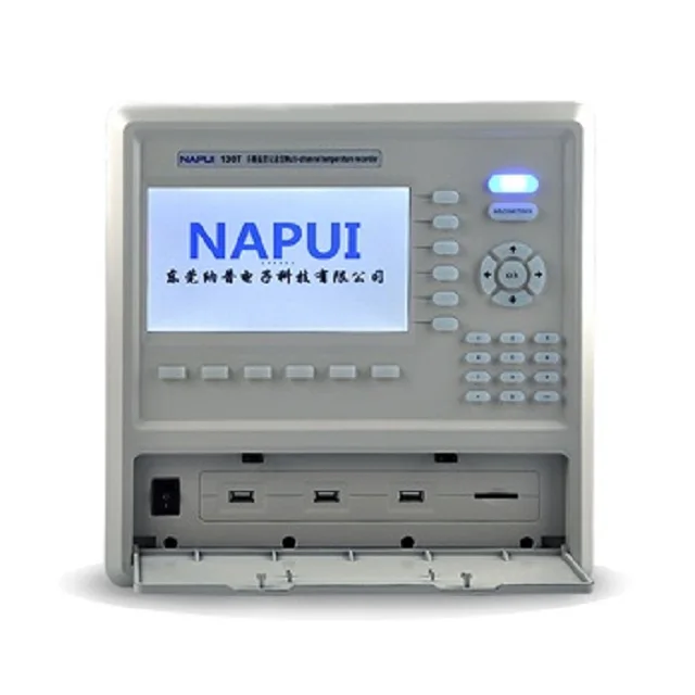 NAPUI130T Plastic Multi-channel Paperless Data Recorder 16 Channel Thermometer Humidity 32 Channel Temperature 2.5m OEM/ODMAR
