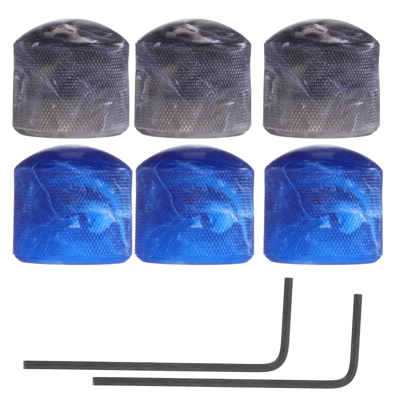 

2 Sets Electric Guitar Accessories Potentiometer Knobs Parts and Hardware Tone Replacement