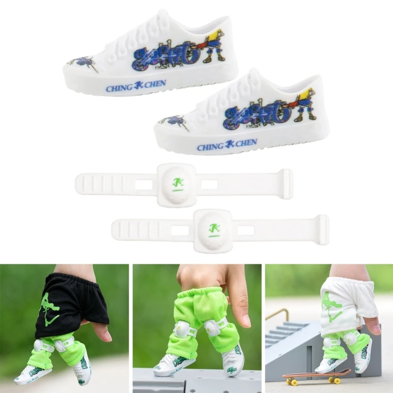 Finger Shoes Toy Finger SkateBoarding Training Puntelli Accessori Adult Fidgets