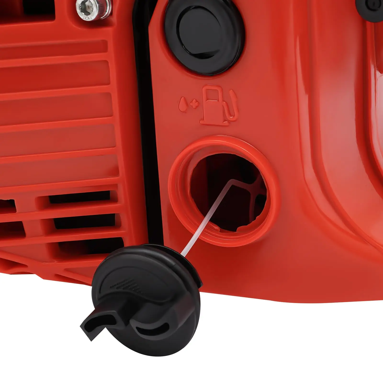 منشار غاز 20 بوصة، منشار كهربائي محرك ثنائي الأشواط 58Cc 2.6Kw مع مبرد بالهواء، طقم منشار سلسلة لاسلكي قابل للسحب