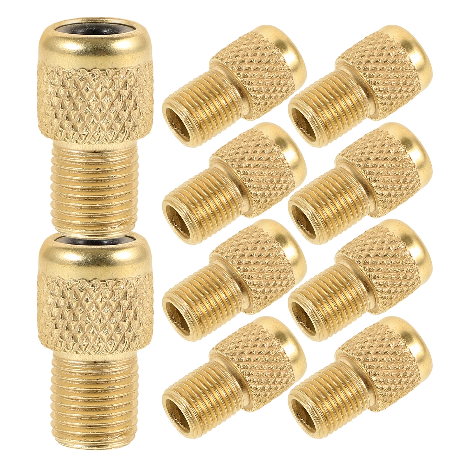 

10pcs Bicycle Conversion Head Adapter Nozzles Bike Tire Pump Converter Uk Us Fit Bicycles Motorcycles