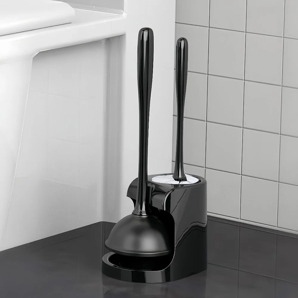 Plunger Toilet - Bathroom Toilet Brush Plunger Combo with