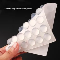 100Pcs Rubber Damper Buffer Self Adhesive Door Stopper Cabinet Bumpers Silicone Furniture Pads Cushion Protective Pads
