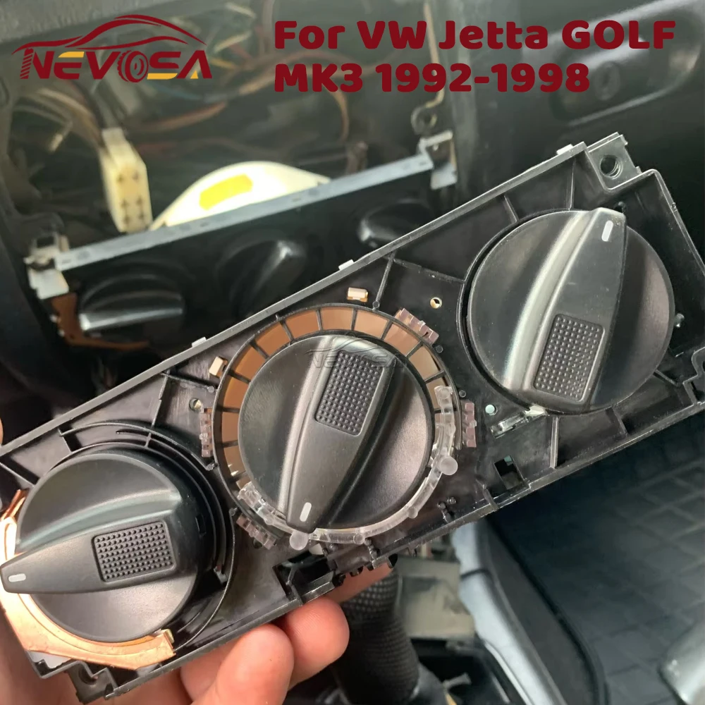 A/C Heater Control Panel Climate Control For VW Jetta Golf MK3 1992 1993 1994-1998 Vento Eurovan Cabrio 6k 1H0820045D 1H0820045C