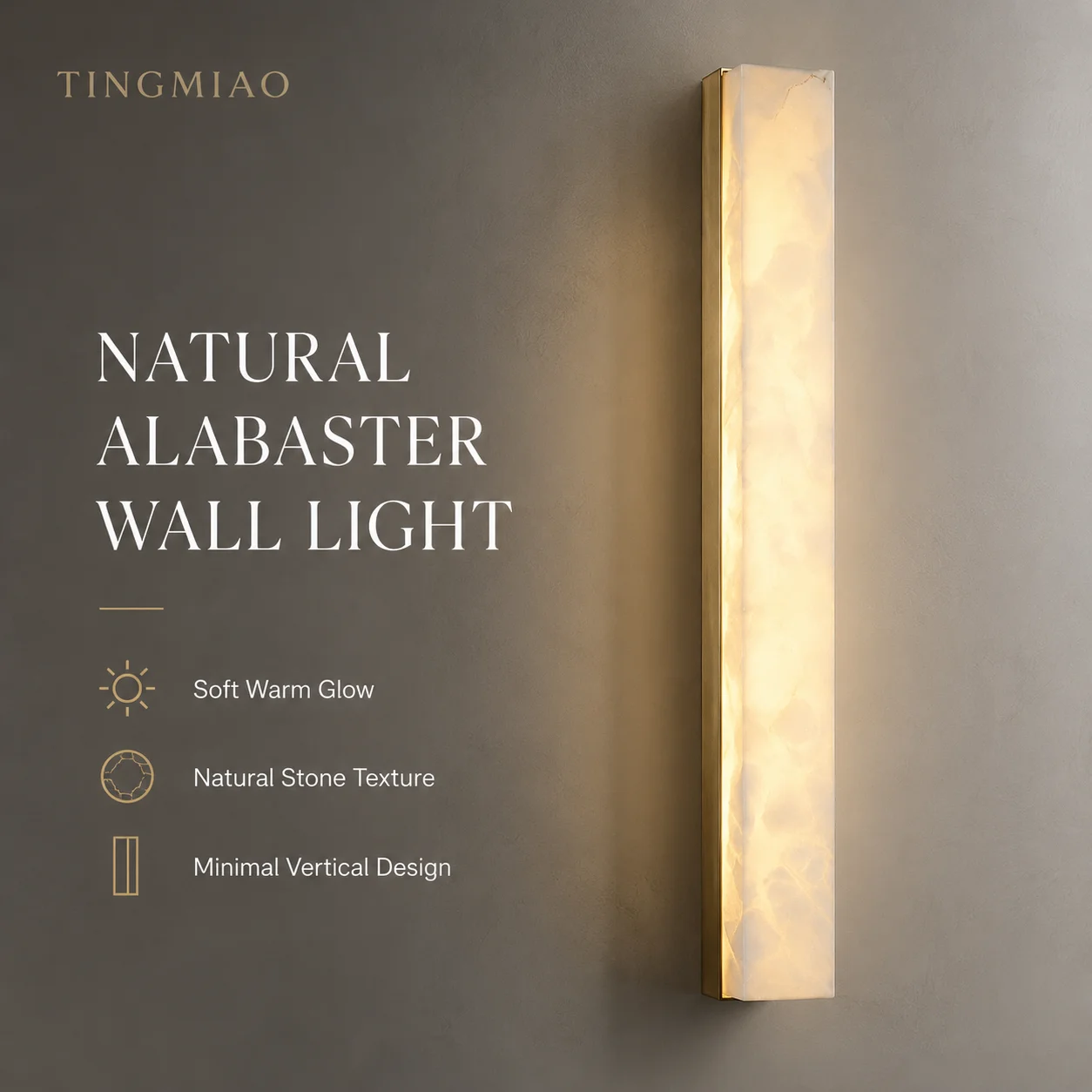 Spanish Marble Copper Wall Lamp Minimalist New Chinese Living Room TV Background Wall Decorative Lamp Aisle Corridor Bedroom