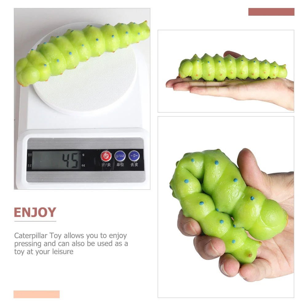 Artificial Caterpillar Children's Toys Funny Squeeze Lovely Kids Supplies Adorable Animal