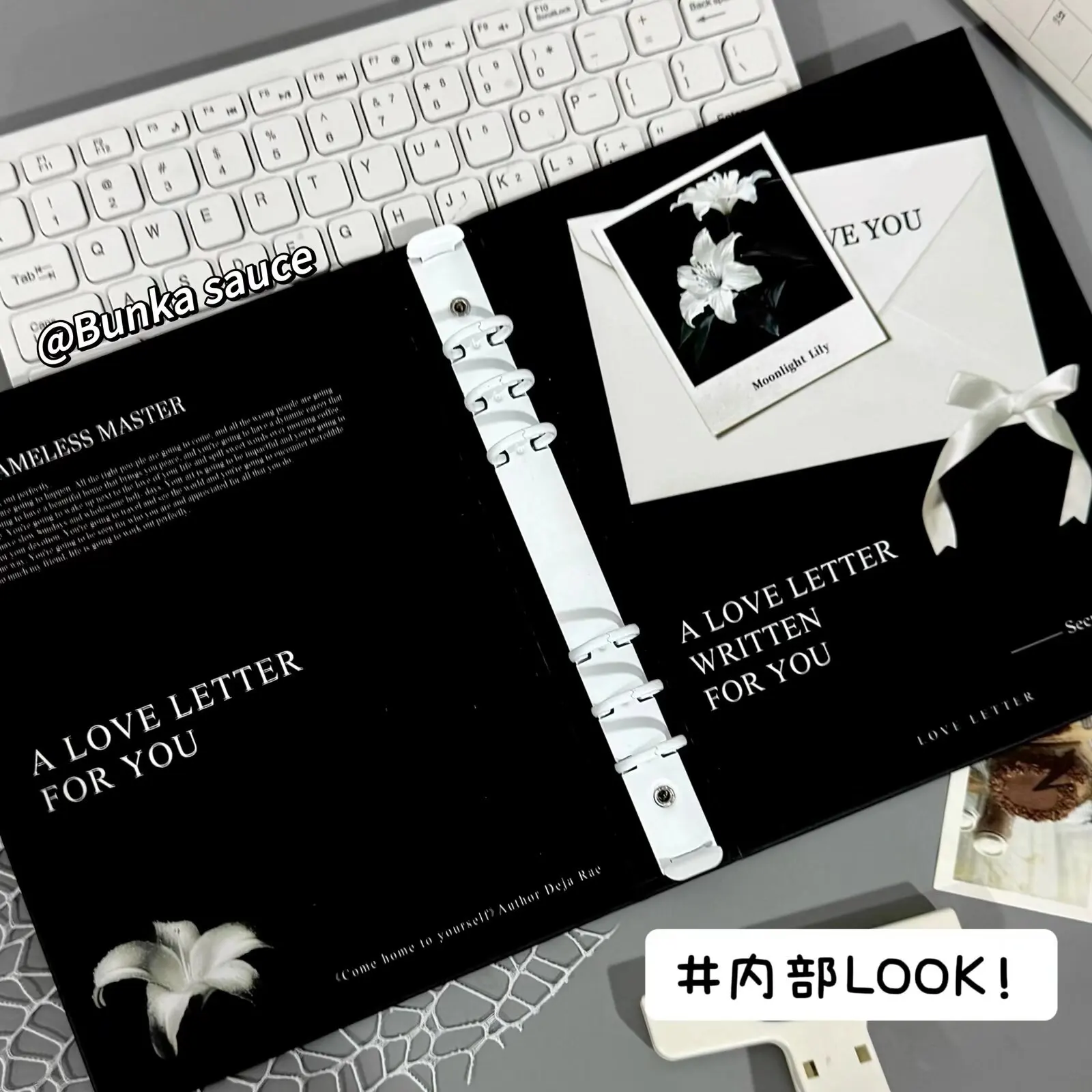 IFFVGX Black A5 Binder Photocard Holder Kpop Idol Photo Album Simple Photocards Collect Book Album for Photographs 포토카드 포장용품 - view 3