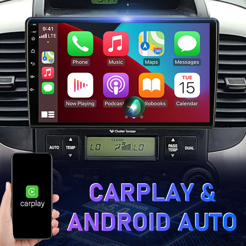 Jansite 2 Din Android 12 Autoradio per KIA Carnival VQ 2006-2014 Stereo Multimedia Video Player 4G Carplay Autoradio unità principale FM