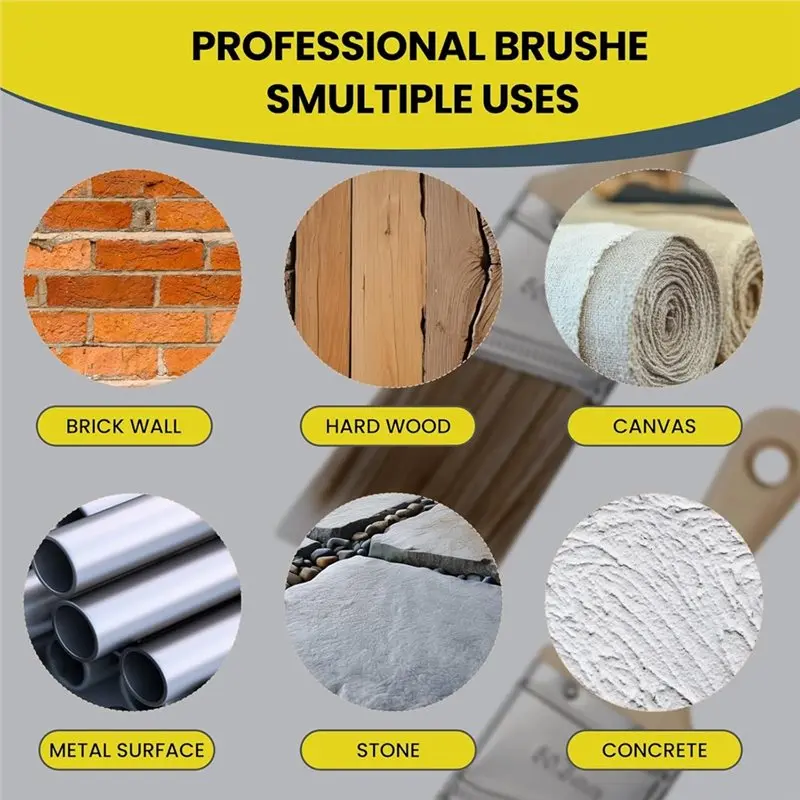 مجموعة فرش BMBY-Cut-In Trim، فرش طلاء مقاس 2 بوصة، تصميم زاوية مكون من 3 قطع للدهانات والزيتية والبقع، أداة تحسين المنزل