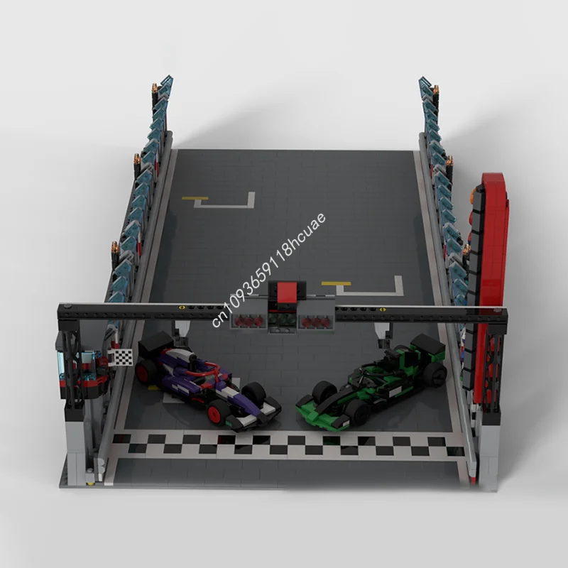 

Набор для сборки модели гоночной трассы Sauber (1966 деталей), конструктор, архитектурная игрушка, подарок на Рождество, DIY, креативный набор для сборки