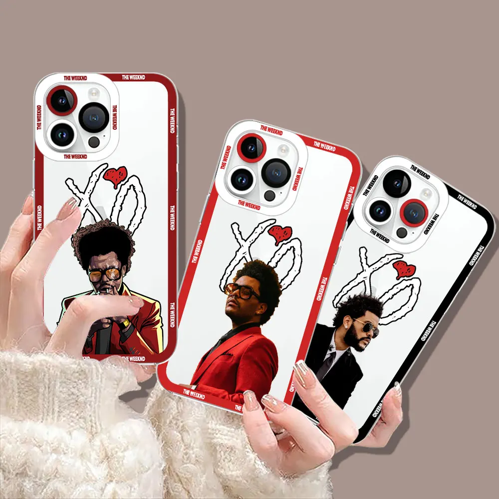 The Weeknd XO 16malist Poster Phone Case For iPhone 15 14 13 12 11 XS Pro Max 16 8 7 Plus X XR SE Transparent Cover Cqoue