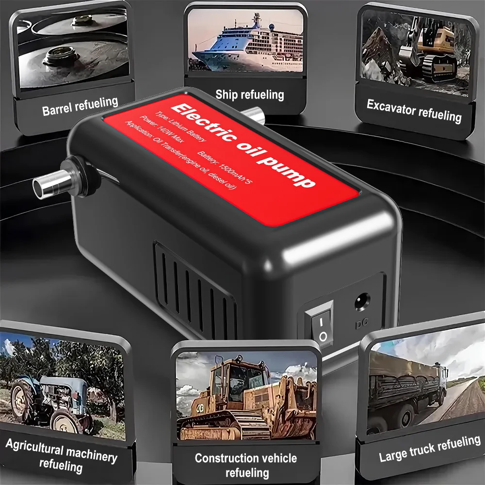 140 Вт беспроводной портативный масляный насос, электрический насос для перекачки масла, встроенный аккумулятор, оборудование для замены масла, топливный насос для автомобилей, мотоциклов