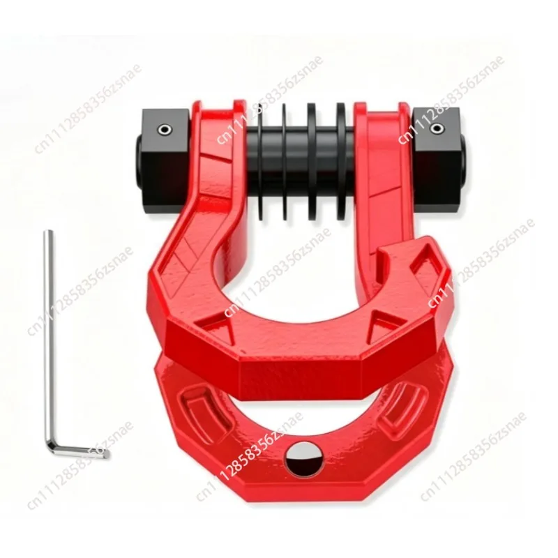 Upgraded anti-theft split shackle, split trailer trailer hook 3/4U hook trailer accessories for off-road vehicles