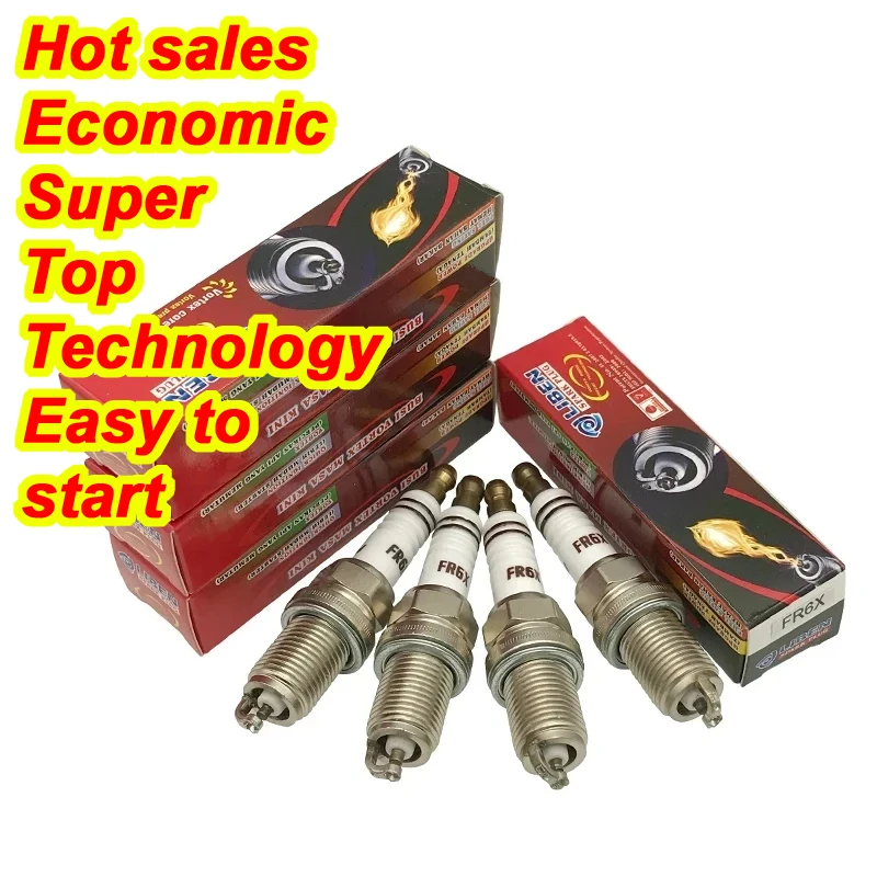 4 6pcs VORTEX platinum powder Spark Plug FR6X FOR K20PR-U BKR6EIX-11 BKR6EIX IK20 IK16 IK20TT BKR5EIX-11 VK20 K6RTI-11 K6RIU