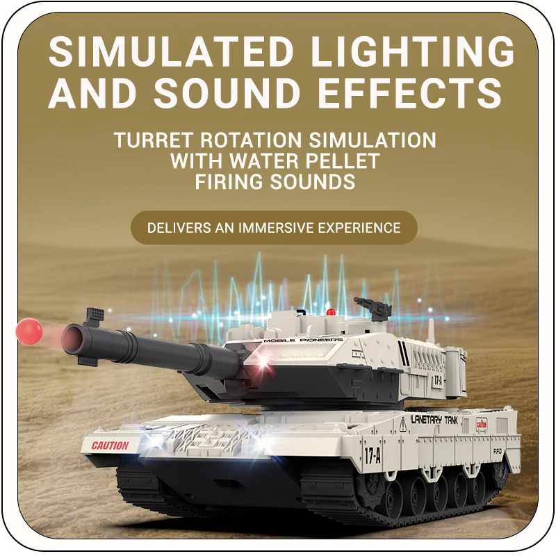 SL-433A 2.4g 1:14 8 canais simulado tanque de controle remoto carro bomba água combate modelo carro blindado brinquedo natal presente crianças re