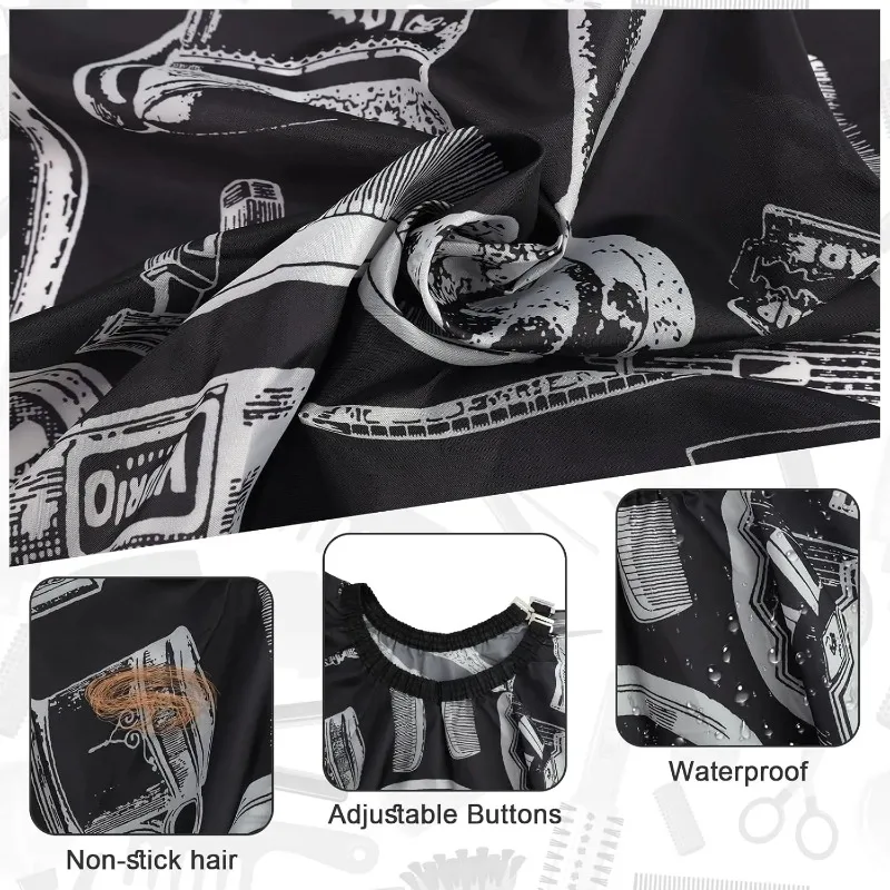 مجموعة رأس الحلاق لقص الشعر من WANMEI مع فرشاة منفضة الرقبة، فرشاة الحلاق، ملحقات الحلاق الاحترافية، مستلزمات تنظيف الصالونات #2